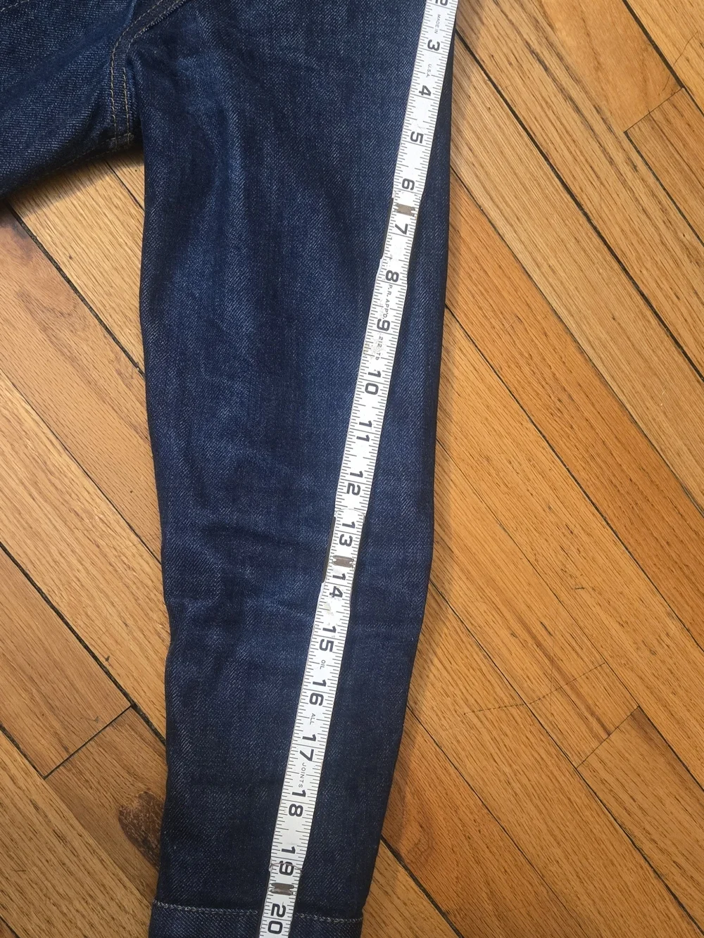 Engineered Garments Men's Dark Blue Denim Jacket - Classic Trucker Style. Xsmall - Picture 11 of 12